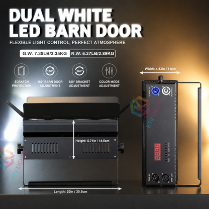KTVLIGHTS 200W COB LED Stage PAR Light-P50