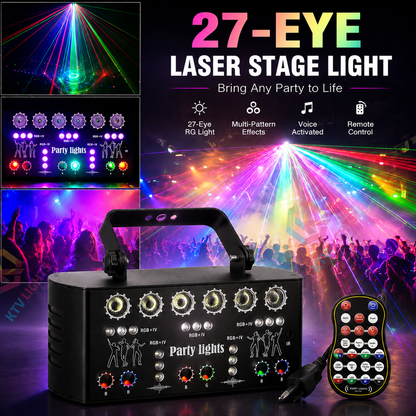 KTVLIGHTS RGB laser stage lights, suitable for DJ parties and events -B5