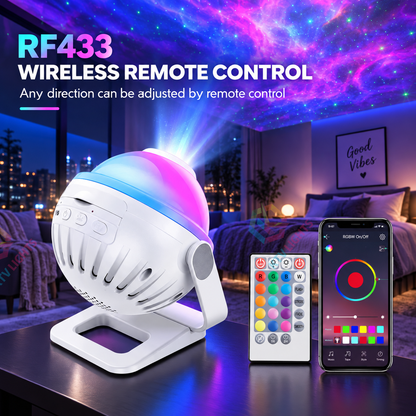 KTVLIGHTS Smart Galaxy Star Projector with APP Control-S60