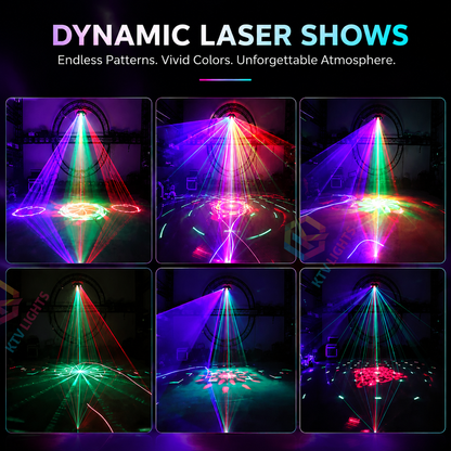 KTVLIGHTS RGB DJ laser light suitable for nightclubs, parties, and weddings-B22