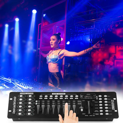 KTVLIGHTS 192-Channel DMX512 Stage Lighting Controller-D2