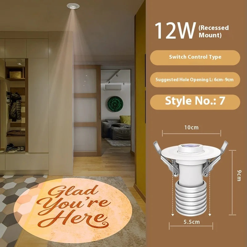 Custom Family Welcome Projection Light with Motion Sensor-S34
