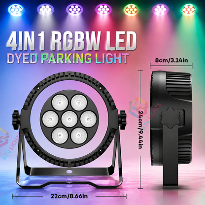 KTVLIGHTS RGBW 4-in-1 LED Wash PAR Stage Light-P19