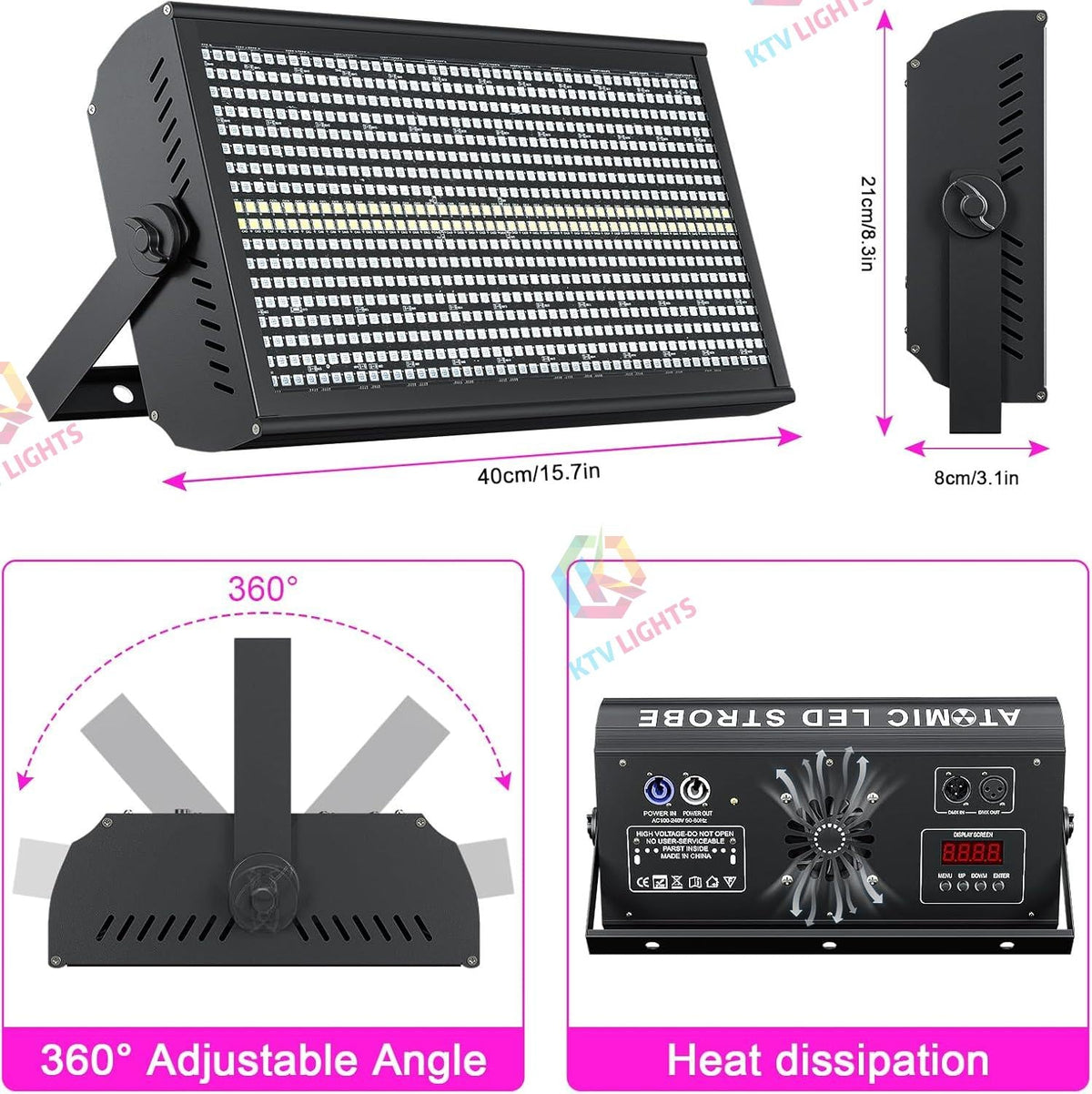 KTVLIGHTS 200W RGBW 4-in-1 High-Brightness LED Wall Washer-X20