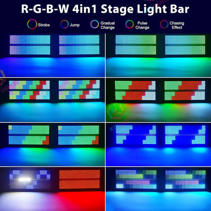 KTVLIGHTS 200W RGBW 4-in-1 High-Brightness LED Wall Washer-X20
