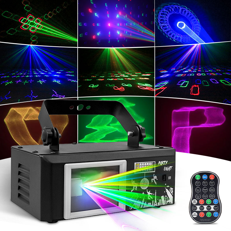KTVLIGHTS 3D Animation Laser Projection Light for DJ Stages and Parties-A31