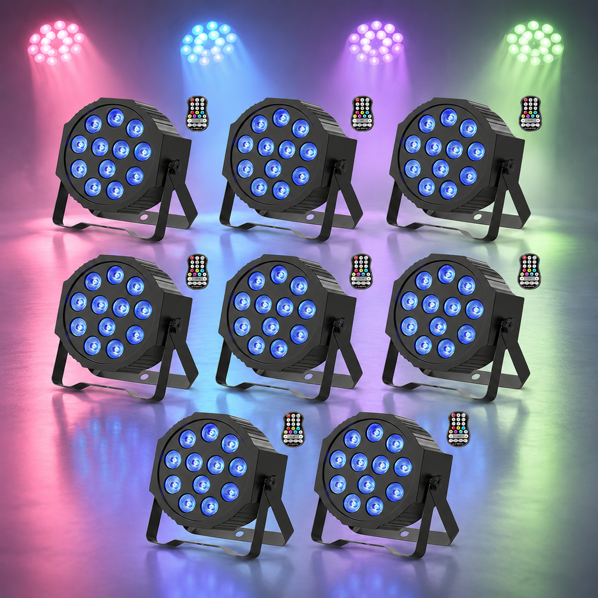 KTVLIGHTS Rechargeable RGBW LED Stage PAR Light-P16