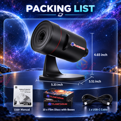 KTVLIGHTS 8th Gen HD Planetarium Galaxy Star Projector-S55