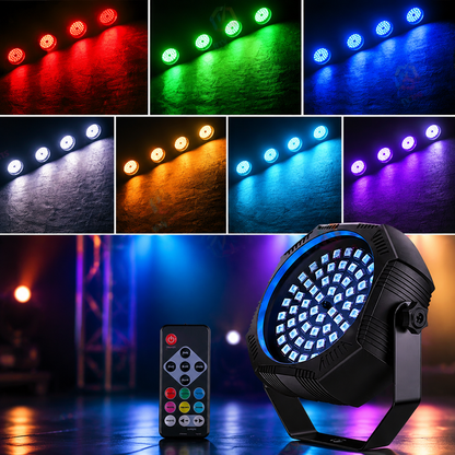 KTVLIGHTS Mini 60W RGB USB Rechargeable Strobe PAR Light-P33