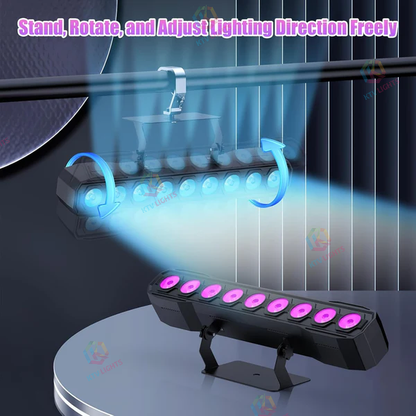 KTVLIGHTS 60W RGBW LED Wall Washer Light for Stage & DJ-X6