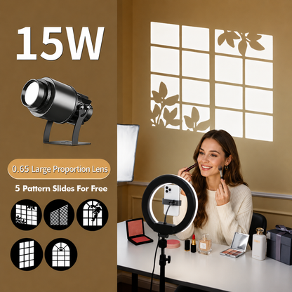 Window Gobo Projector Light with 12 Patterns for Home Decor-S39