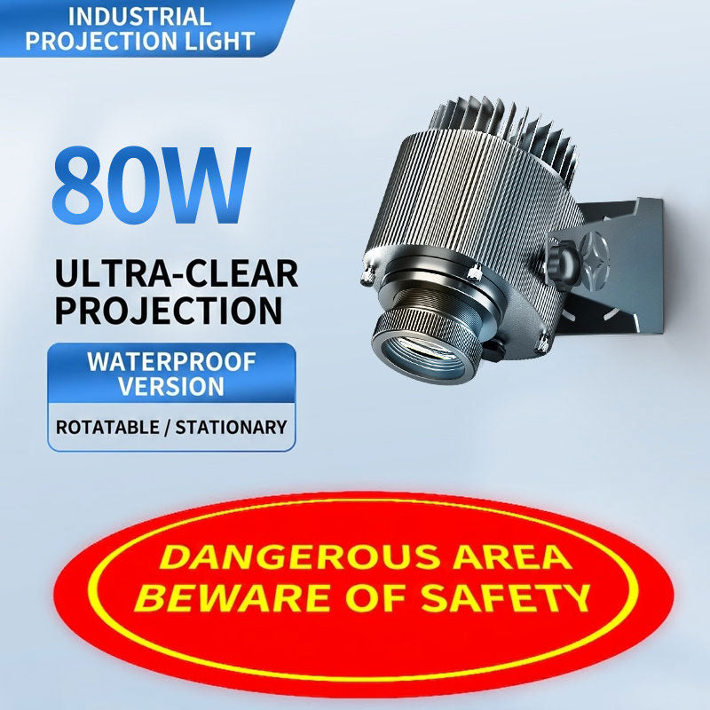 Industrial Warning Sign Projector Light - S3