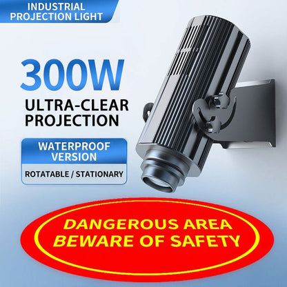 Industrial Warning Sign Projector Light - S3