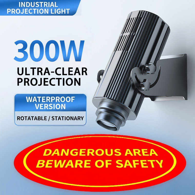 Industrial Warning Sign Projector Light - S3