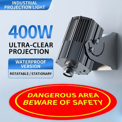 Industrial Warning Sign Projector Light - S3