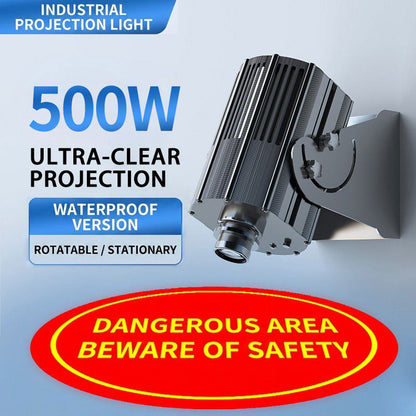 Industrial Warning Sign Projector Light - S3
