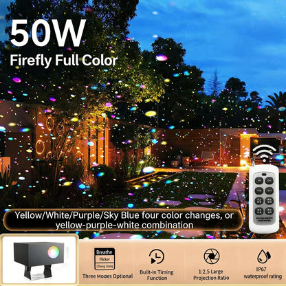 Dynamic Firefly Starry Sky Laser Projector-B49