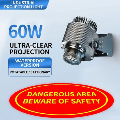 Industrial Warning Sign Projector Light - S3