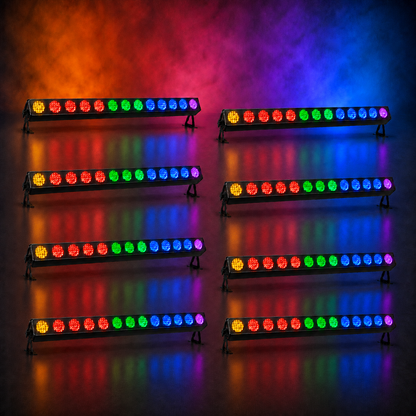 KTVLIGHTS 14x20W 4-in-1 LED DMX Wall Washer Light-X25