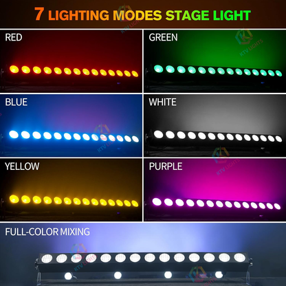 KTVLIGHTS 14x20W 4-in-1 LED DMX Wall Washer Light-X25