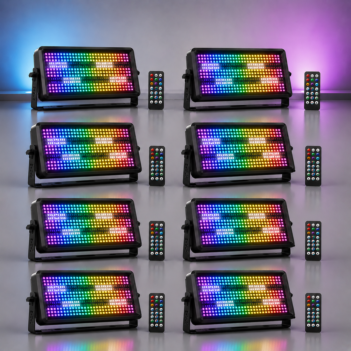 KTVLIGHTS 120W RGBW LED Wash Strobe Stage Light-X4