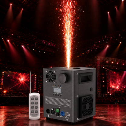 KTVLIGHTS 800W DMX512 Cold Spark Machine with Remote-H6