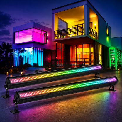 KTVLIGHTS 100W 336-LED RGB IP65 Waterproof Wall Washer-X18