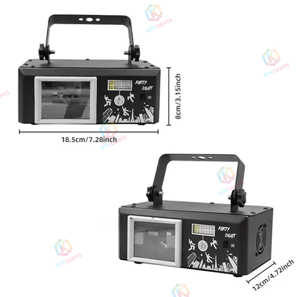 KTVLIGHTS 3D Animation Laser Projection Light for DJ Stages and Parties-A31