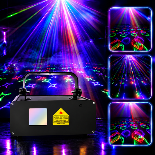 KTVLIGHTS Full-color line-scanning laser light suitable for DJ stage performances-B14