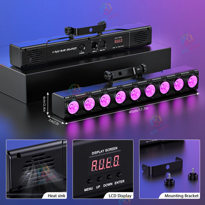 KTVLIGHTS 36W 9-LED RGBW 4-in-1 Wall Washer-X9