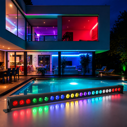 KTVLIGHTS 24x3W RGB LED Wall Washer Stage Light-X3