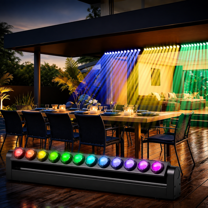 KTVLIGHTS 180W LED Moving Head Beam Bar Wall Washer Light-X17