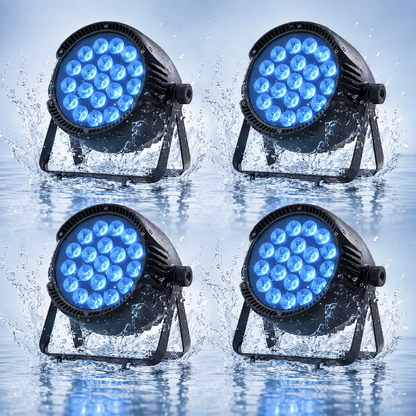 KTVLIGHTS 200W RGBW LED DMX IP65 Waterproof PAR Light-P60