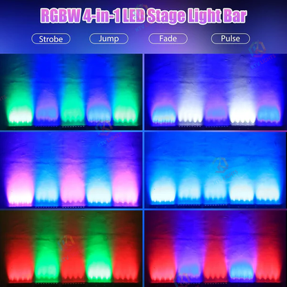 KTVLIGHTS 60W RGBW LED Wall Washer Light for Stage & DJ-X6