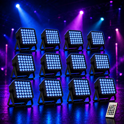KTVLIGHTS 36-LED Wireless Rechargeable RGB 3-in-1 PAR Light-P47