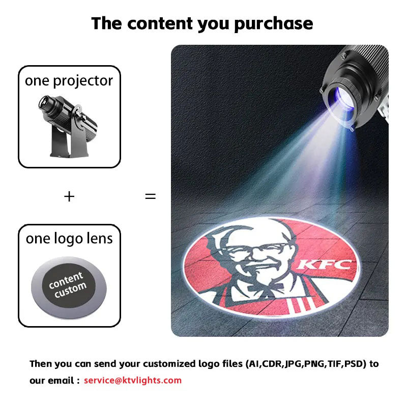 200W/300W Outdoor Logo Projection Light for Commercial Ads-S32