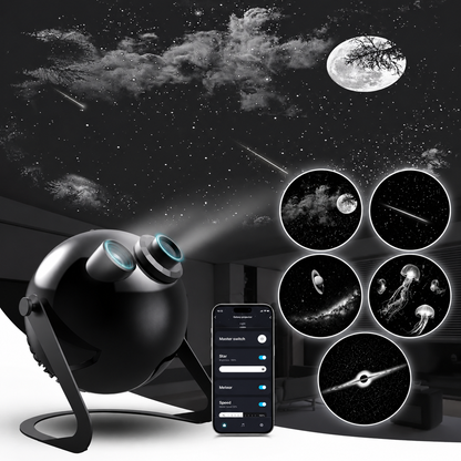 KTVLIGHTS 53W Pro Max APP Smart Galaxy Star Projector-S62
