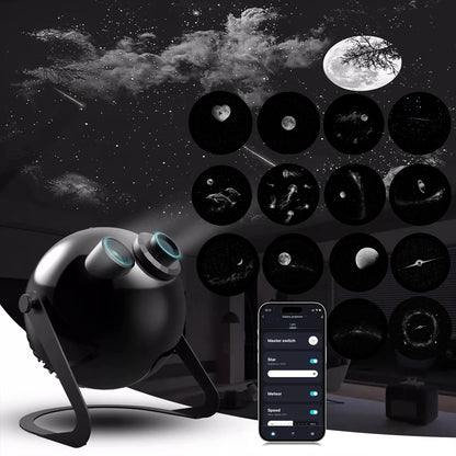 KTVLIGHTS 53W Pro Max APP Smart Galaxy Star Projector-S62
