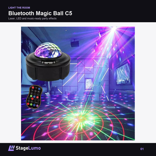 Bluetooth Magic Ball C5 - StageLumo C5