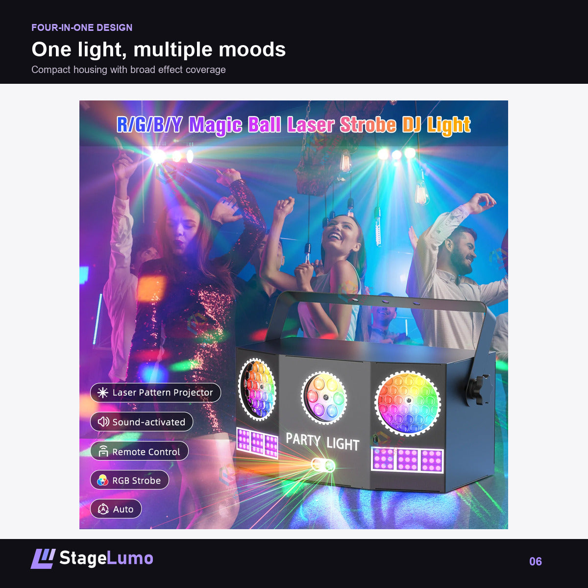 One light, multiple moods - StageLumo C7