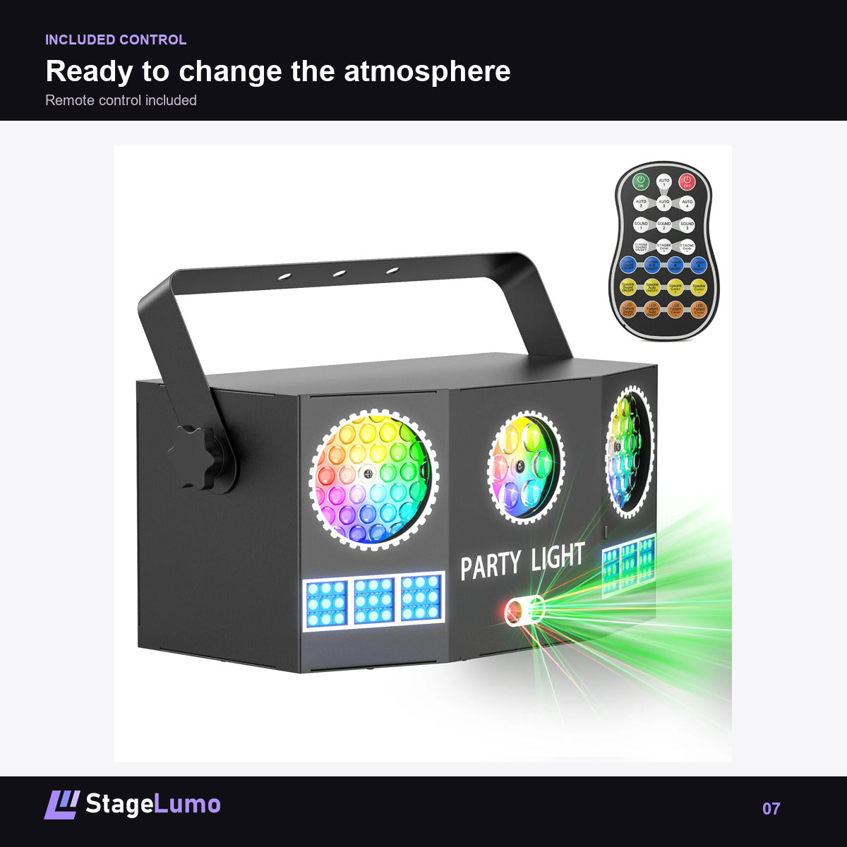 Ready to change the atmosphere - StageLumo C7