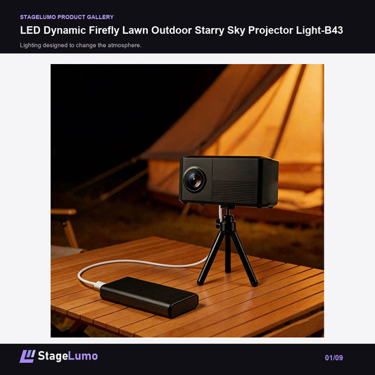 LED Dynamic Firefly Lawn Outdoor Starry Sky Projector Light-B43 - StageLumo image 1